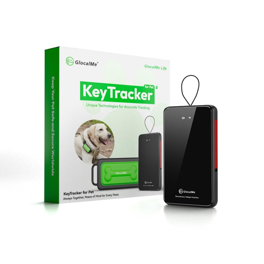 GlocalMe KeyTracker トラッカー ペット専用 保護ケース付き