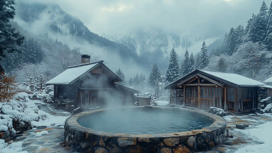 氷雪の楽園：日本が紡ぐ、温泉と雪景色の極上ハーモニー