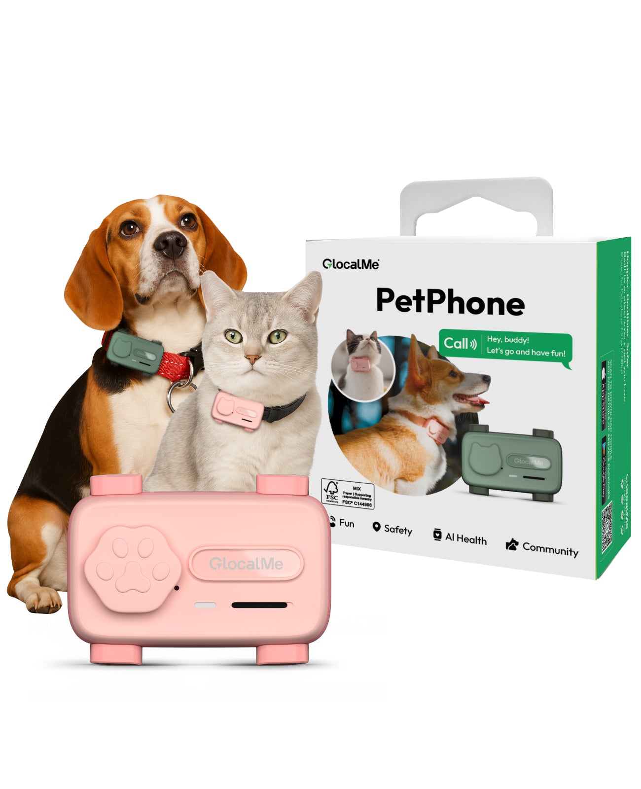GlocalMe PetPhone 新登場！犬猫用 GPSトラッカー – GlocalMe
