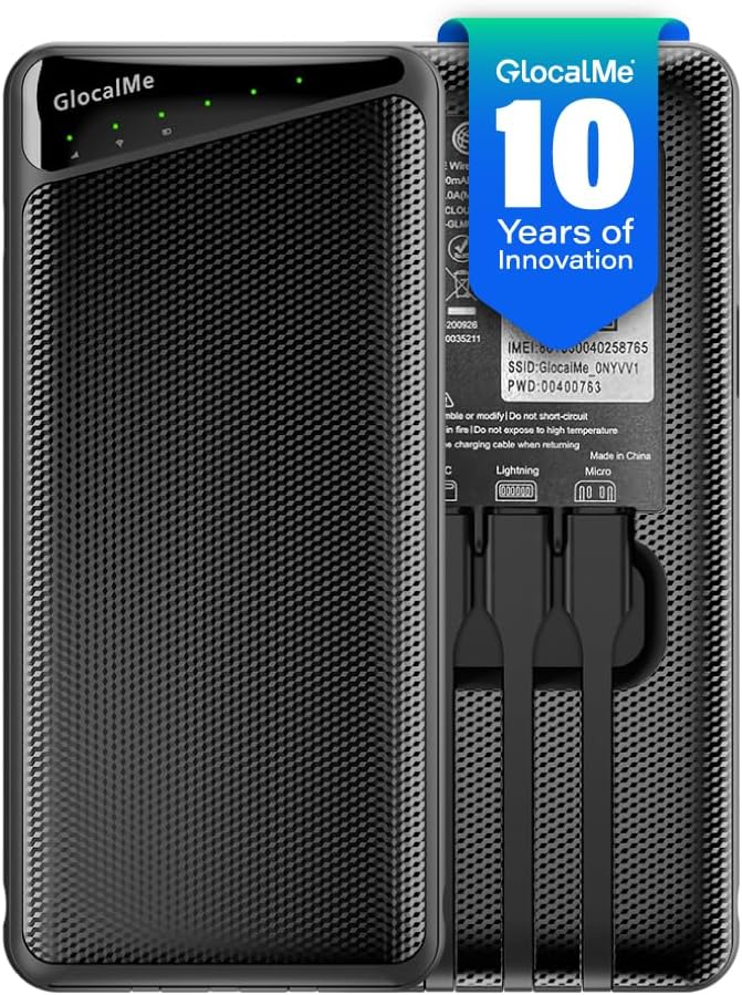 【数量限定】GlocalMe TriForce 大容量7000mAh モバイルバッテリー搭載