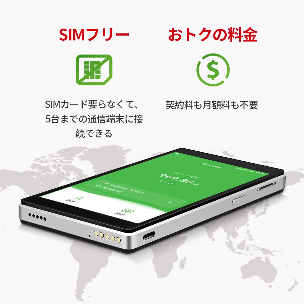 GlocalMe G4 Pro ギガ付きセット 3900mAhバッテリー – GlocalMe
